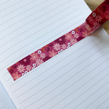 Load image into Gallery viewer, Pink and Peach Floral Washi Tape
