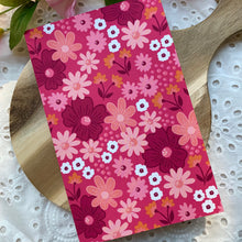 Load image into Gallery viewer, 5x8 Pink and Peach Floral Notebook
