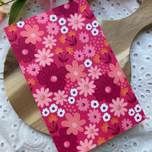 Load image into Gallery viewer, Pink and Peach Floral Notebook
