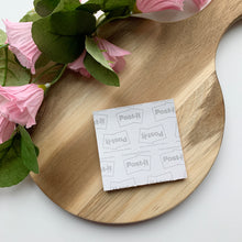 Load image into Gallery viewer, 3x3 Ivory Floral Sticky Notes

