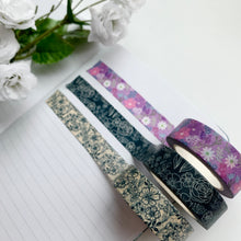 Load image into Gallery viewer, Ivory Floral Washi Tape
