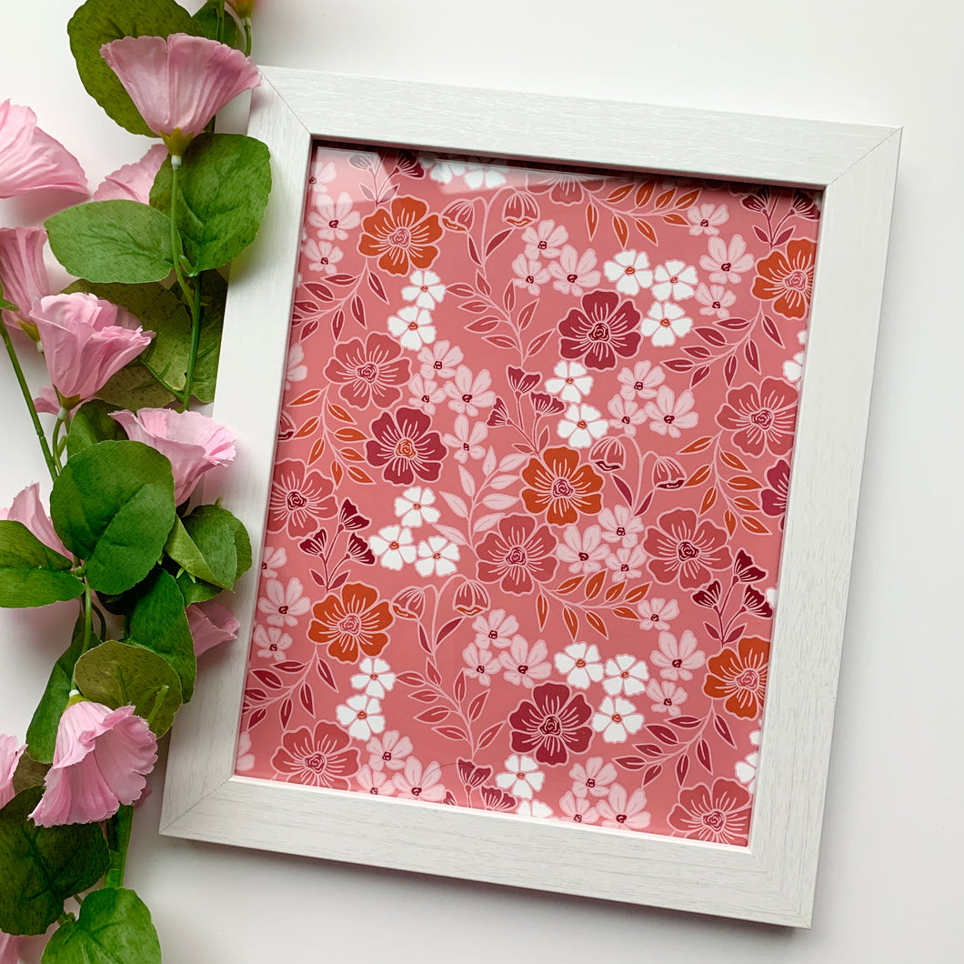 8x10 Pink Cherry Blossom Print