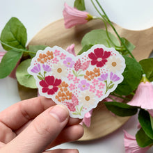 Load image into Gallery viewer, Valentine Floral Heart Sticker
