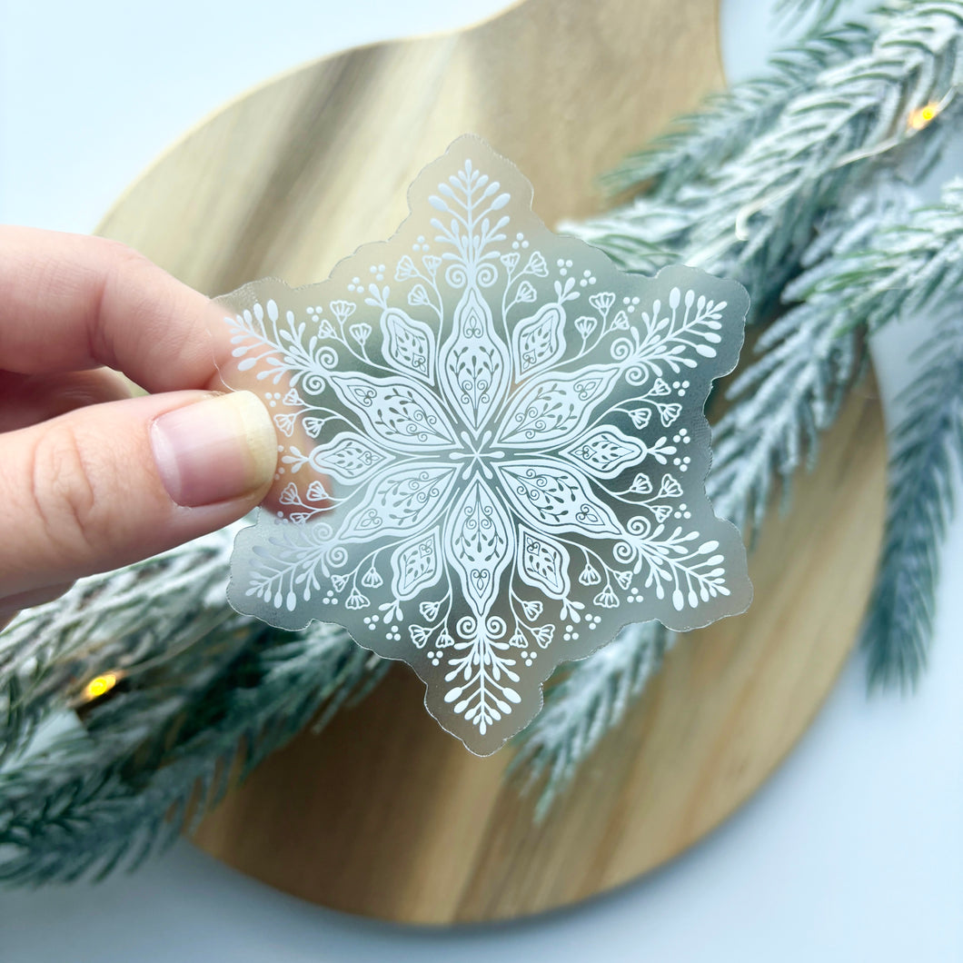 Winter Wonderland Snowflake Sticker