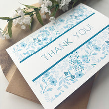 Load image into Gallery viewer, Set of 12 Butterfly Garden Thank You Cards
