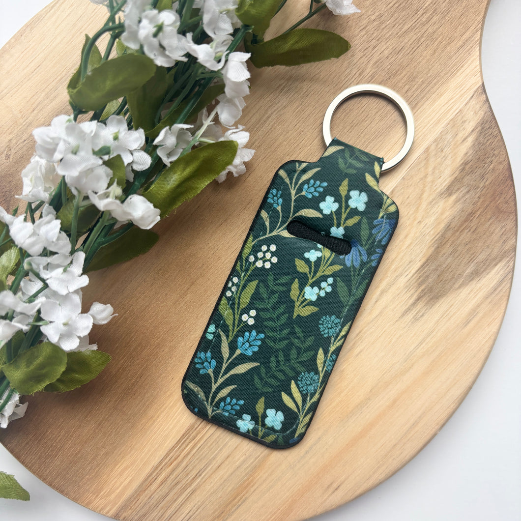 Midnight Aqua Meadows Lip Balm Holder