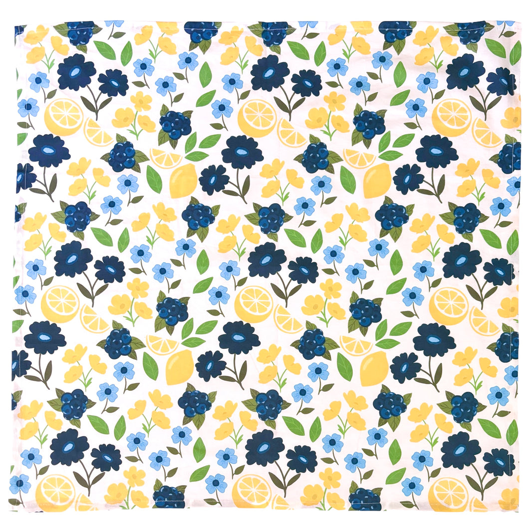 Lemon and Blueberry Tea Towel