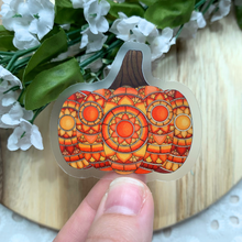 Load image into Gallery viewer, Mandala Pumpkin Sticker

