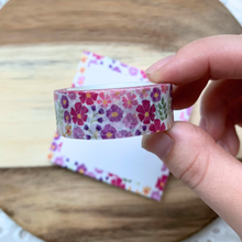 Load image into Gallery viewer, Pink &amp; Purple Wildflower Washi Tape
