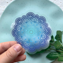 Load image into Gallery viewer, Blue Mandala Sticker
