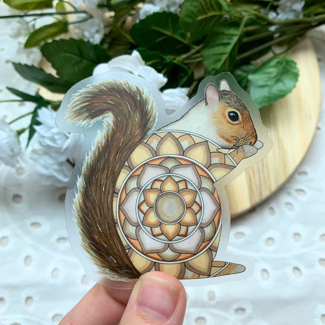 Mandala Squirrel Sticker