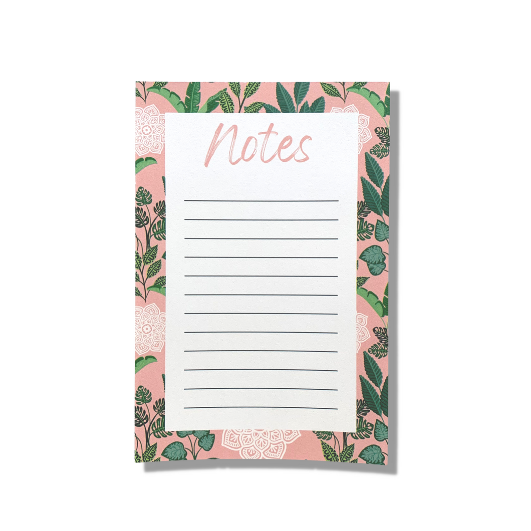 4x6 Tropical Pink Notepad