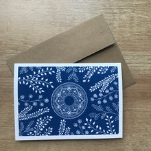 Load image into Gallery viewer, Navy Blue Ivy Greeting Card
