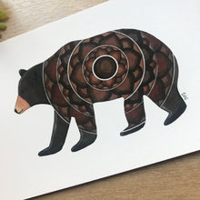 Load image into Gallery viewer, Mandala Black Bear

