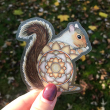 Load image into Gallery viewer, Mandala Squirrel Sticker

