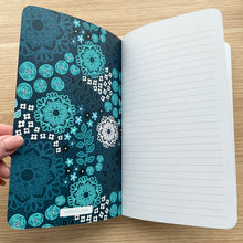 Load image into Gallery viewer, 5x8 Blue Blossoms Notebook

