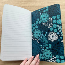 Load image into Gallery viewer, 5x8 Blue Blossoms Notebook
