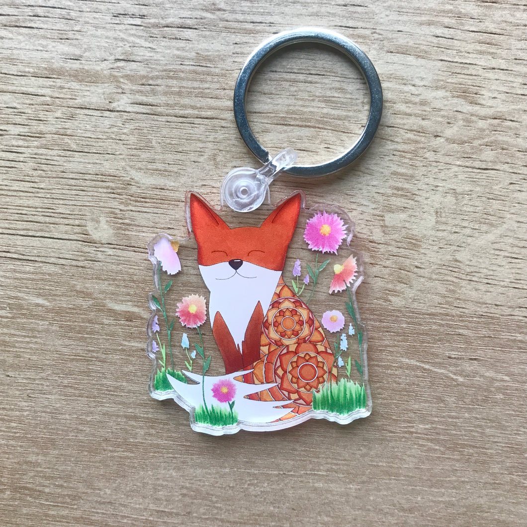 Spring Fox Keychain
