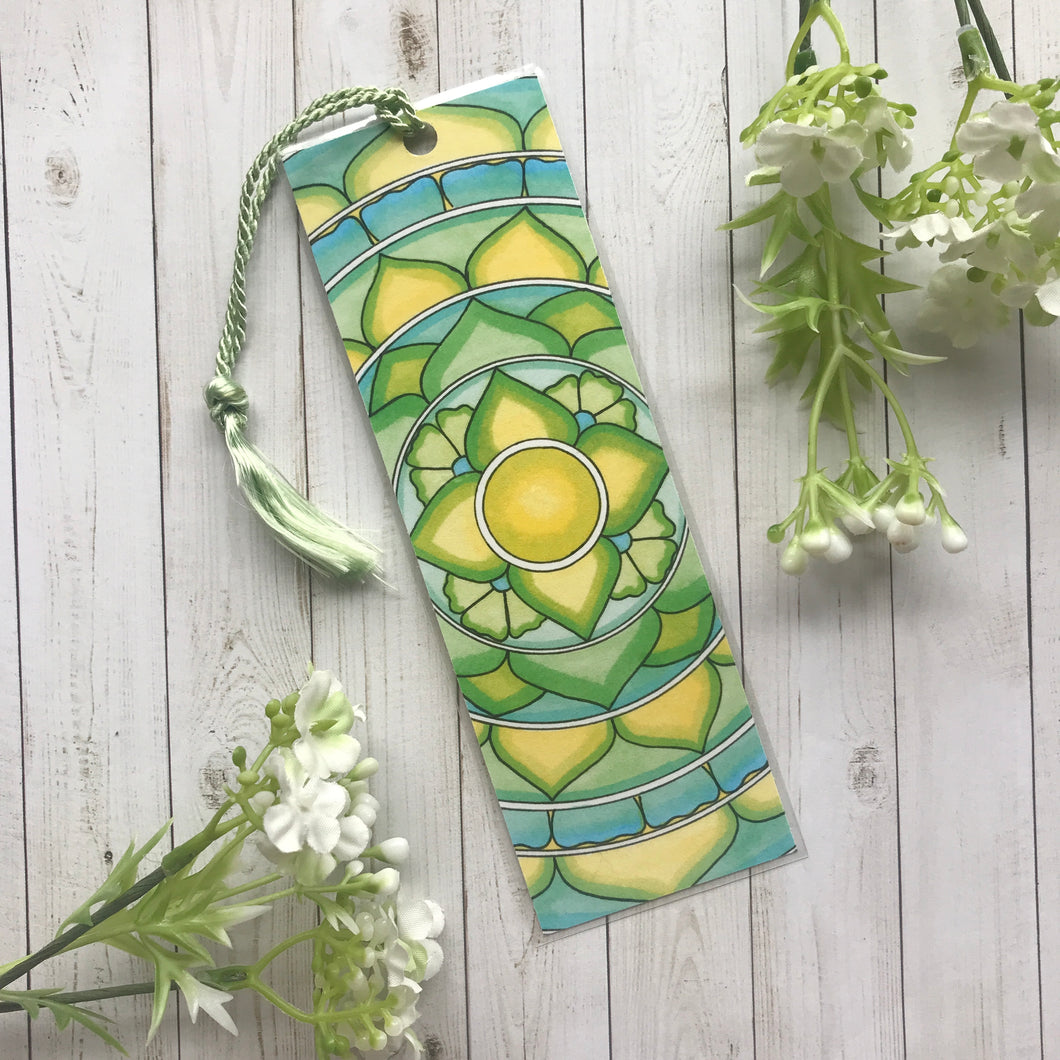 Lime Double-Sided Bookmark