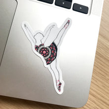 Load image into Gallery viewer, Mandala Ballerina Sticker
