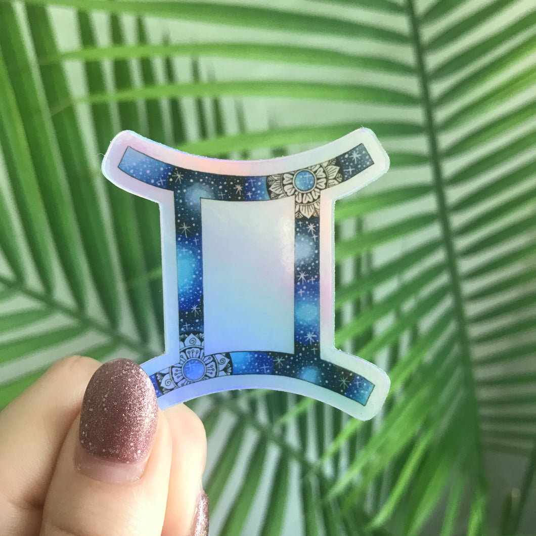 Gemini Holographic Sticker