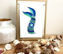 Load image into Gallery viewer, Mandala Mermaid Tail
