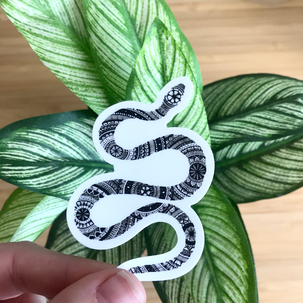 Mandala Snake Sticker