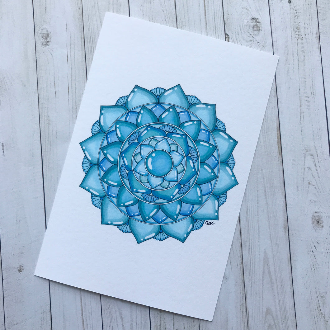 Aquamarine Mandala (March)
