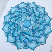 Load image into Gallery viewer, Aquamarine Mandala (March)
