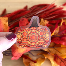 Load image into Gallery viewer, Mandala Pumpkin Sticker
