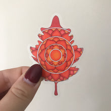 Load image into Gallery viewer, Orange Oak Leaf Sticker
