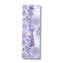 Load image into Gallery viewer, Purple Hydrangeas Bookmark with Tassel
