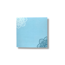 Load image into Gallery viewer, 3x3 Blue Mandala Sticky Notes
